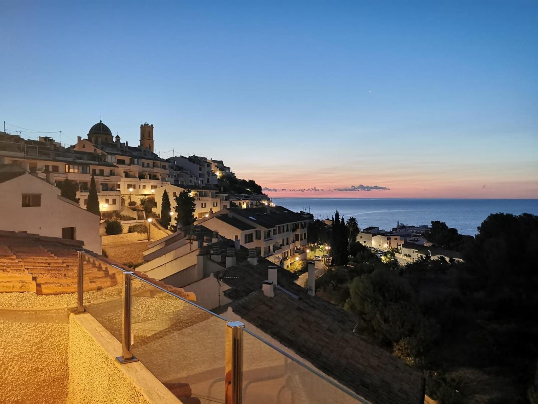 Atico-Duplex Con Vistas Al Mar Y Casco Antiguo En Altea公寓 外观 照片