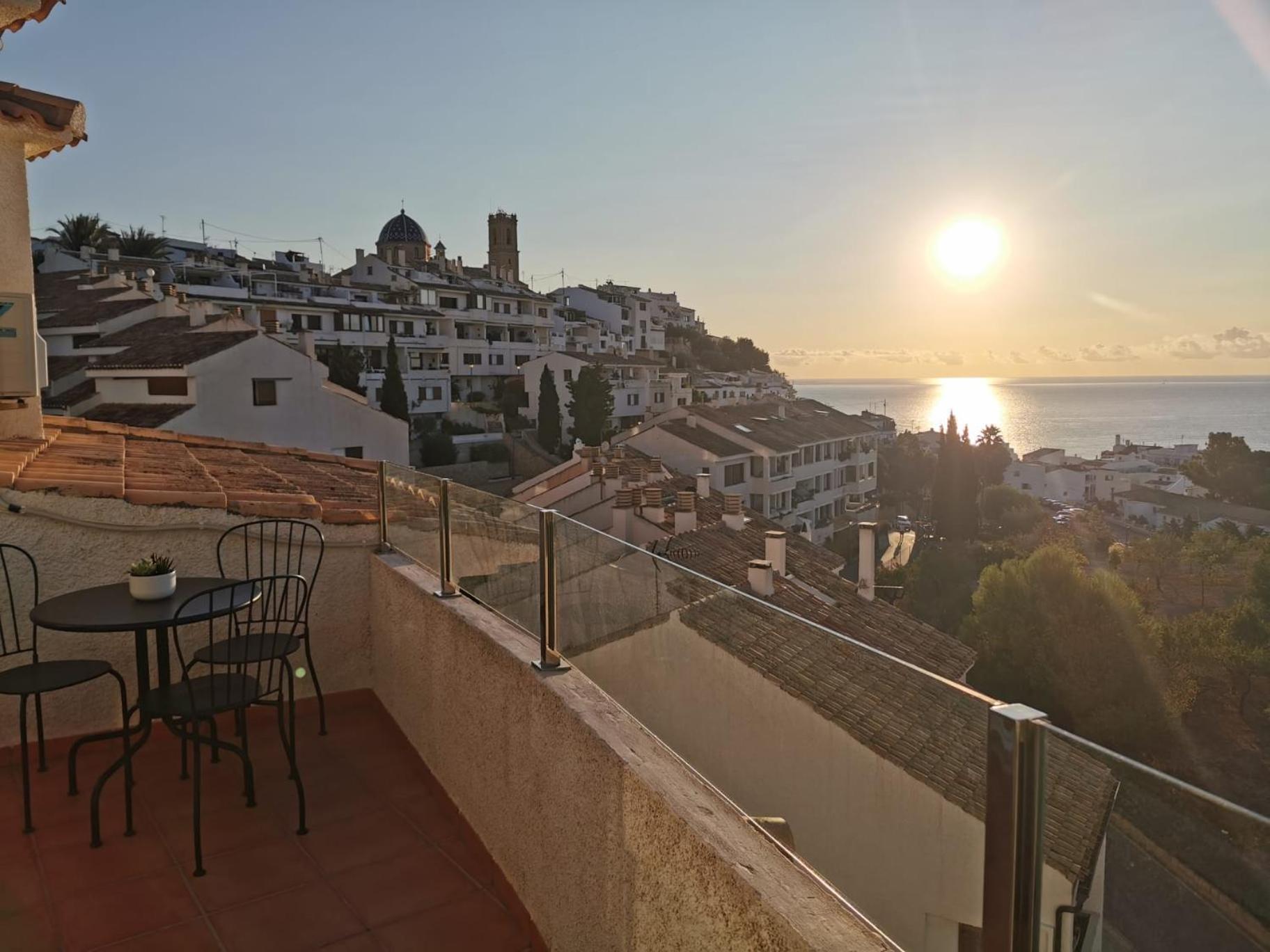 Atico-Duplex Con Vistas Al Mar Y Casco Antiguo En Altea公寓 外观 照片